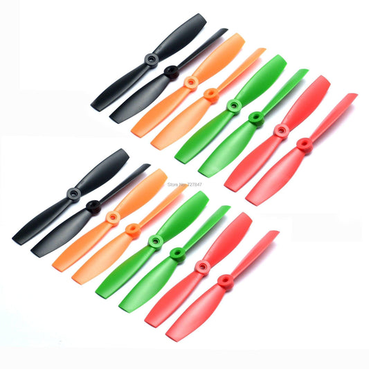 10 Pairs Propellers - 3" 4" 5" 6" Prop 3030 4045 5045 6045 BULLNOSE Props CW CCW 150 180 210 250 Quadcopter Mini FPV Drone - RCDrone