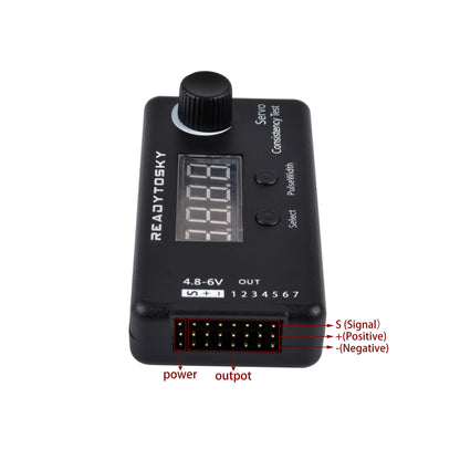 Readytosky Digital Servo Tester / ESC Consistency Tester for FPV RC Airplane - RCDrone