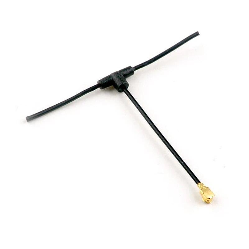 Happymodel 2.4G T omnidirectional Receiver Antenna 40MM/90MM for ELRS EP1 RX IPEX1 compatible with TBS Tracer RC FPV Drone Part - RCDrone