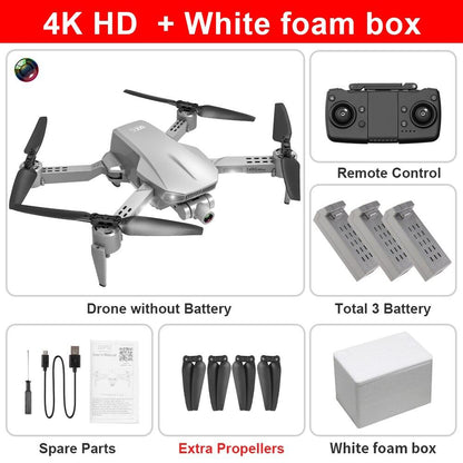 L106 Gps RC Drone - HD 4K HD Camera Professional Aerial Photography Foldable Quadcopter Stable Anti-shake Two-axis Gimbal Kid's Gift Professional Camera Drone - RCDrone