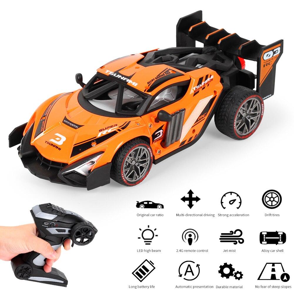2.4g Drift Rc Car 4wd Rc Drift Car Toy Control remoto Gtr Modelo Ae86  Vehículo Coche Rc Racing Car Toy para niños Regalos de Navidad