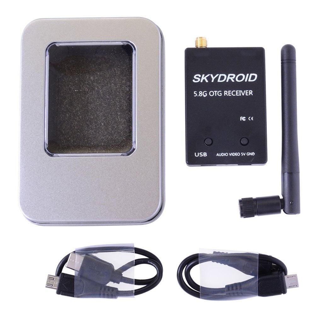 Skydroid Receiver OTG - UVC Single Control Mini FPV Receiver OTG 5.8G 150CH Channel Video Transmission Downlink Audio For Android phone - RCDrone