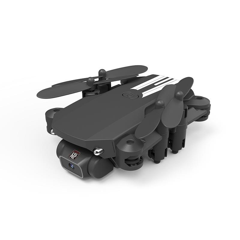 Xkj 2020 new mini drone 4k 1080p hd camera wifi fpv outlet air pressure altitude hold black and gray foldable quadcopter rc dron toy