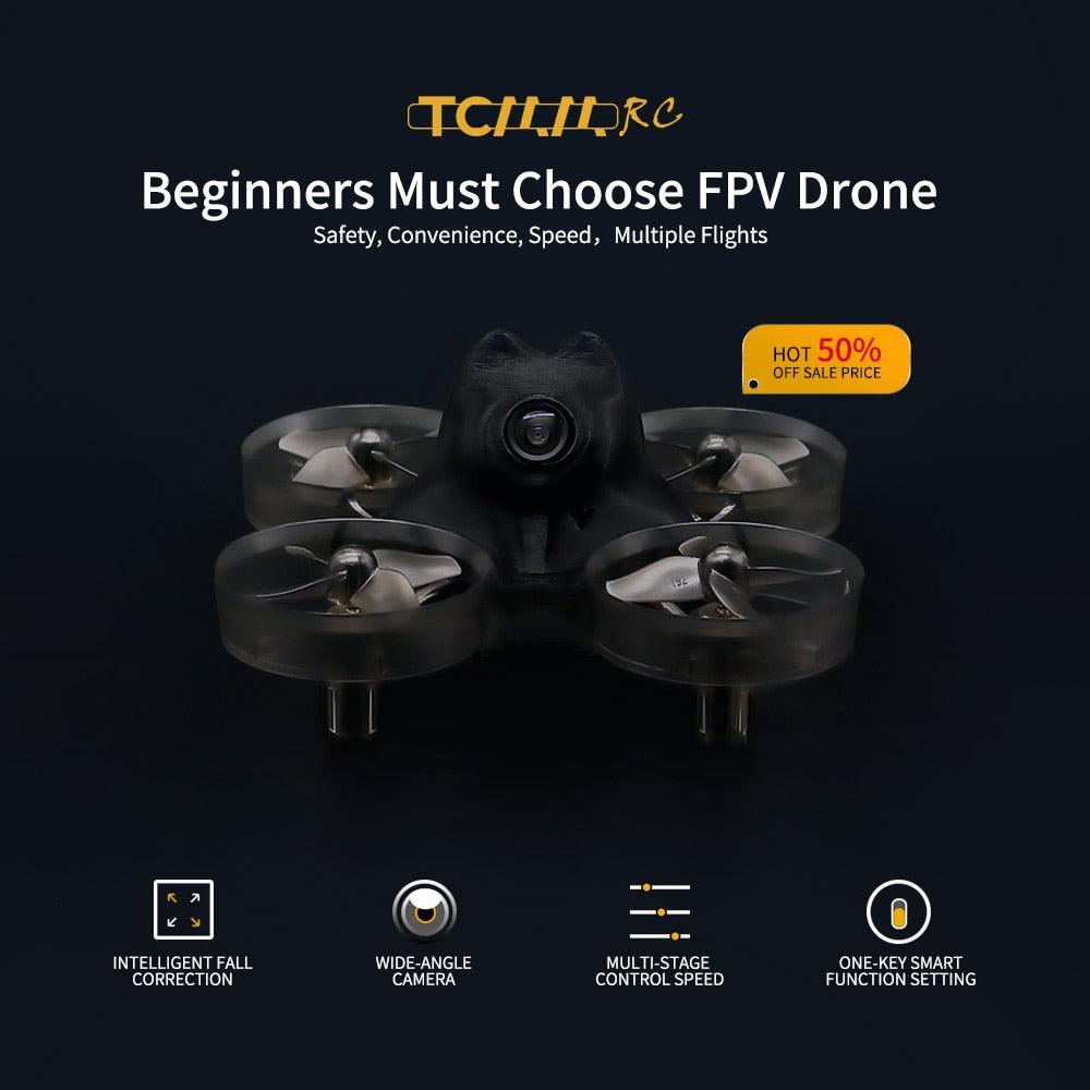 TCMMRC Runcam FPV drone - Multi-speed control RTF 38mm Propeller 5.8G 25mW VTX FPV Racing Drone 8620 brush motor reallycheap drones - RCDrone