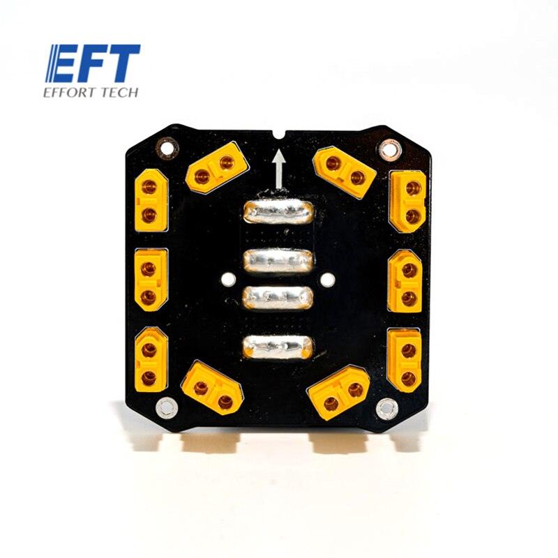 EFT Power Distribution Board - 4-axis 6-axis PDB Suitable for E410P E416P E610P E616P AS150U Male Power Cord EFT Agricultural Drone Accessories - RCDrone