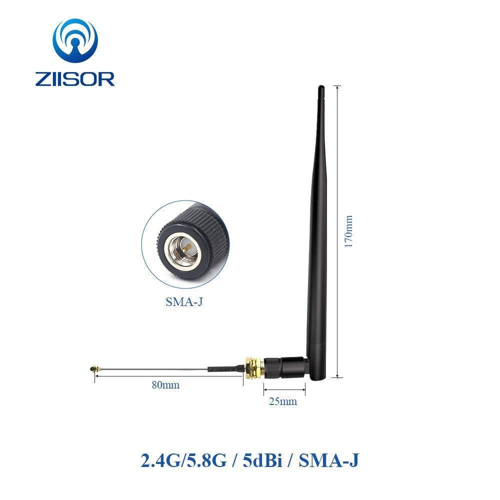External Wifi Antenna 2.4 GHz 5.8 GHz Dual Band 5GHz for Wireless Router 2.4g Antena with Adapter Cable IPEX IPX Pigtail - RCDrone