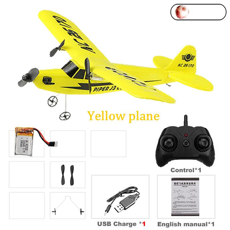 RC Electric Airplane Remote Control Plane RTF Kit EPP Foam 2.4G Controller 150 Meters Flying Distance Aircraft Global Hot Toy - RCDrone