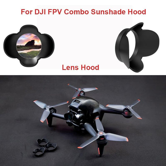Lens Cover Sunshade Protective Cap For DJI FPV Combo Lens Hood Anti-Glare Gimbal Camera Guard For DJI FPV Drone Accessories - RCDrone