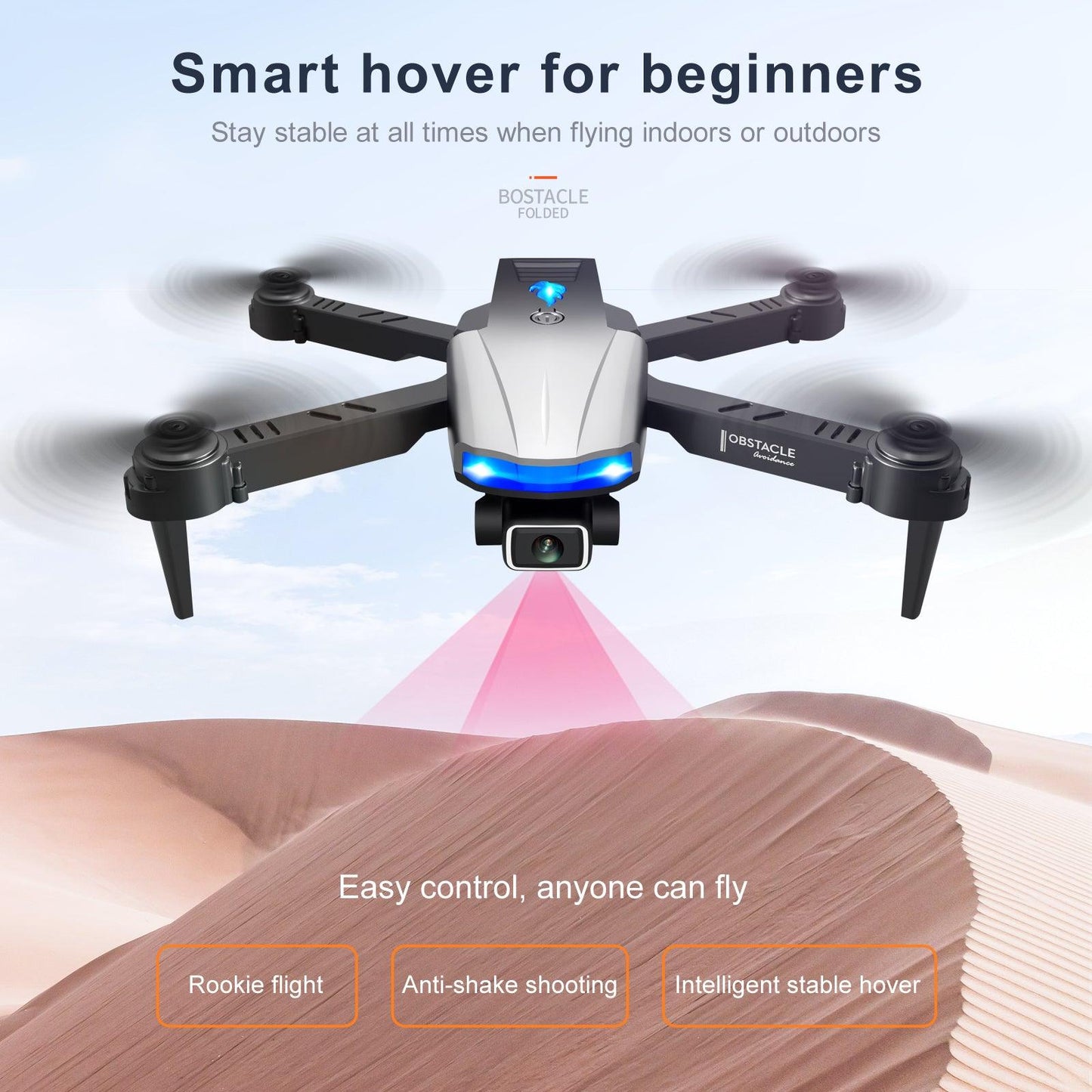 S85 Drone 4k HD Dual Camera With infrared obstacle Avoidance Remote Control Helicopter Four Axis Aircraft - RCDrone