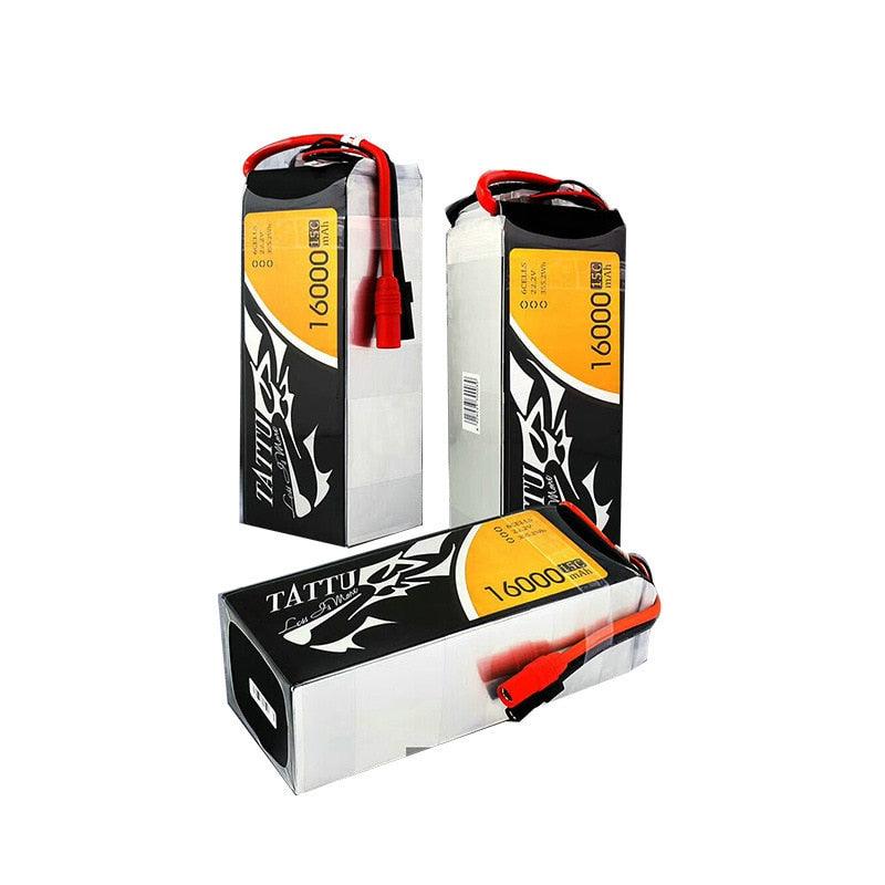 Original TATTU 16000mAh 22.2V 6S LiPO Battery, Original TATTU 16000mAh 22.8V 6S LiPO Battery 15C for Big Load Multirotor FPV Drone Hexacopter Octocopter Agriculture Drone Battery - RCDrone