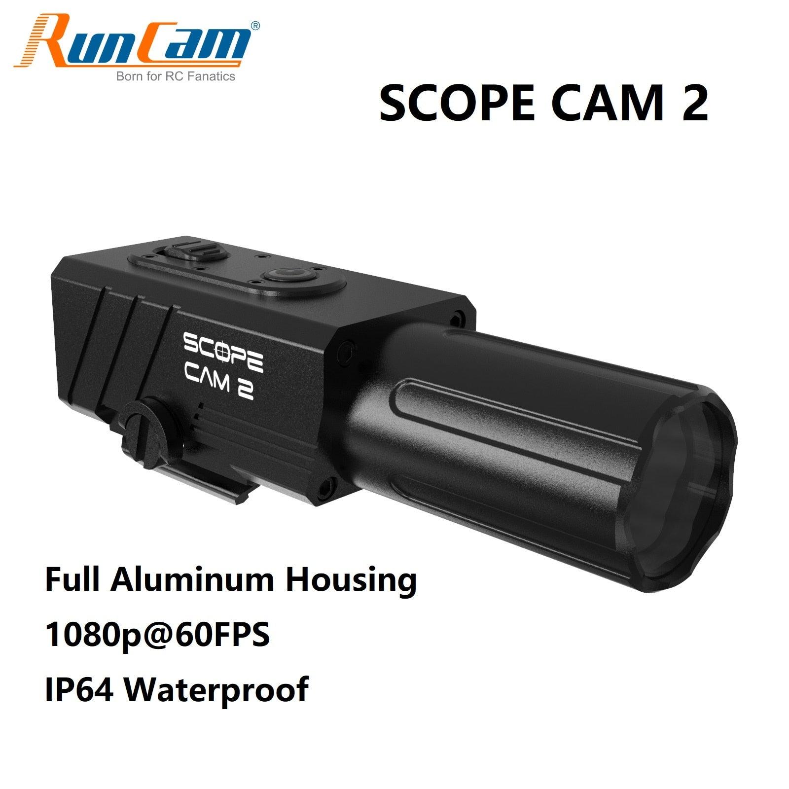 RunCam Scope Cam Lite 1080P HD Built-in WiFi APP Scopecam 2 Military Airsoft Tactical Paintbal Hunting Action Zoom Camera - RCDrone