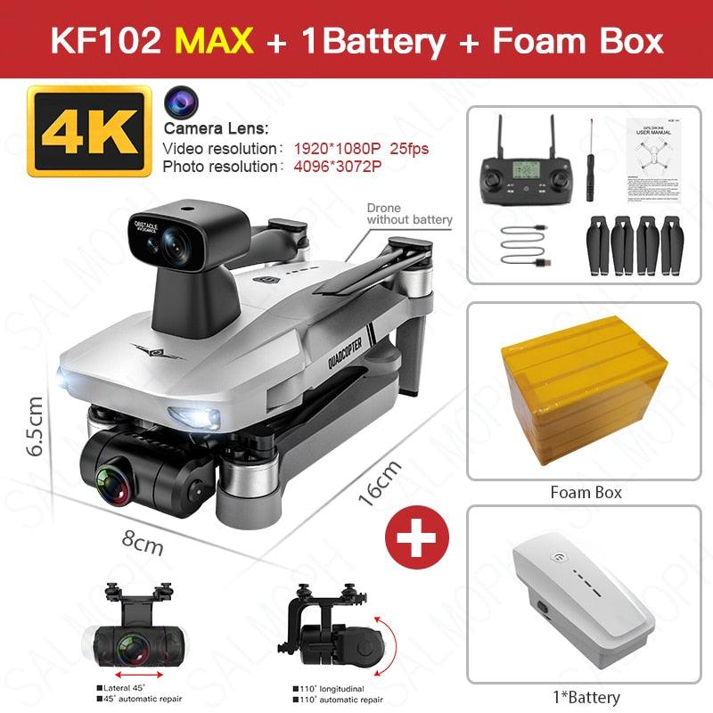 KF102 MAX Drone - Profesyonel 4K HD Kamera ile 5G WiFi GPS 2