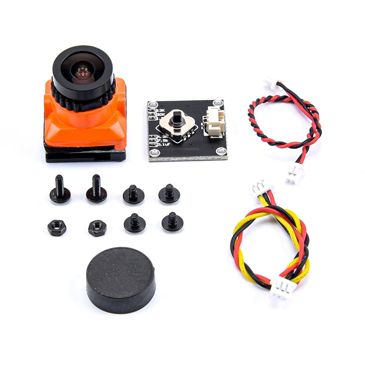NEW 1/3 CMOS 1500TVL B19 Mini FPV Camera - 2.1mm Lens Power 5V-30V PAL / NTSC With OSD Internal Adjustable For RC FPV Racing Drone - RCDrone
