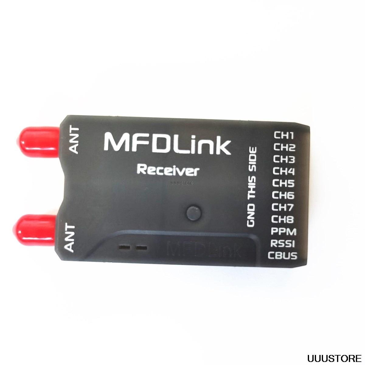 MFDLink TS4047 - 50KM Long Range System Rlink 433Mhz 16CH 1W RC UHF System Transmitter w/8 Channel Receiver TX+RX Set For fpv drone - RCDrone