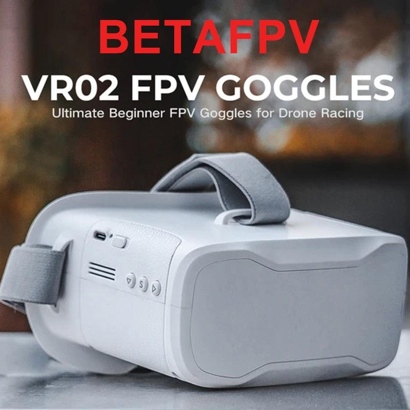 BETAFPV VR02 FPV Goggles - 4.3inch 40CH 3.7V Beginner Bulit-in Antenna w/HD LCD Screen Original FPV Goggles For Racing Drone Parts - RCDrone