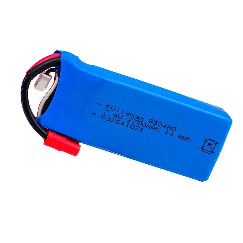 7.4V 2700mAh Rechargeable Lipo battery with 7.4V USB Charger for Syma X8C X8W X8G X8 RC Drones Quadcopter Spare Parts 2S 903480 - RCDrone