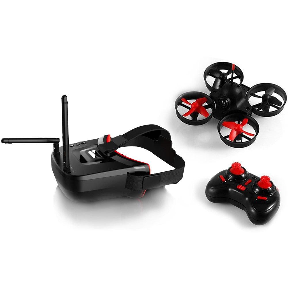 RTF Micro FPV RC Racing Drone Quadcopter Toys with 5.8G S2 1000TVL 40CH Camera 3Inch VR009 FPV Goggles VR Headset Helicopter Drone - RCDrone