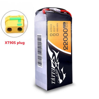 TATTU 22000mAh Battery For Agricultural Drone - 22.2V 6S 488wh LiPO Battery Burst 25C for Big Load Multirotor FPV Drone Hexacopter Octocopter Agriculture Sprayer Drone Accessories - RCDrone