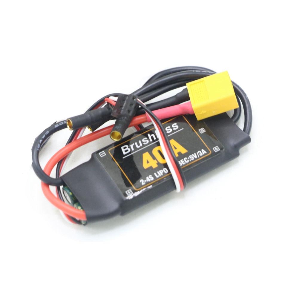 Mitoot Brushless 40A ESC Speed Controler - 2-4S With 5V 3A UBEC For RC FPV Drone Quadcopter RC Airplanes Helicopter - RCDrone