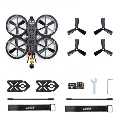 GEPRC Crown HD Cinewhoop FPV Drone - 3inch FPV Carbon Fiber Frame 1408 3500KV (4S) /1408 2500KV (6S) For RC FPV Quadcopter Freestyle Drone - RCDrone
