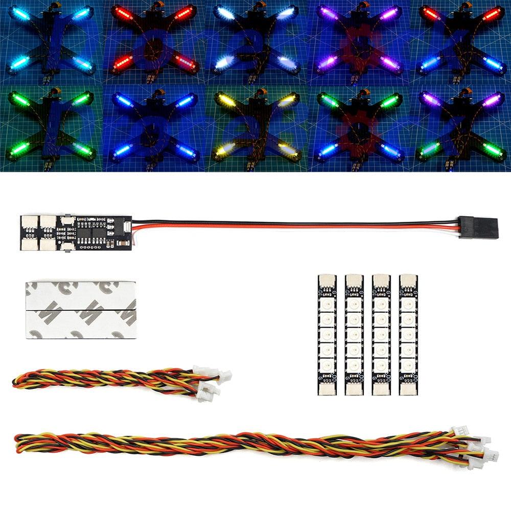 Super Bright RGB LED Lights for FPV Drone Quadcopter Hexacopter Octacopter WS2812B - RCDrone