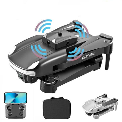 JINHENG K105 Max Drone - 4K HD Dual Camera With Obstacle Avoidance WiFi Fpv Foldable Quadcopter Toys For Children Hobbie - RCDrone