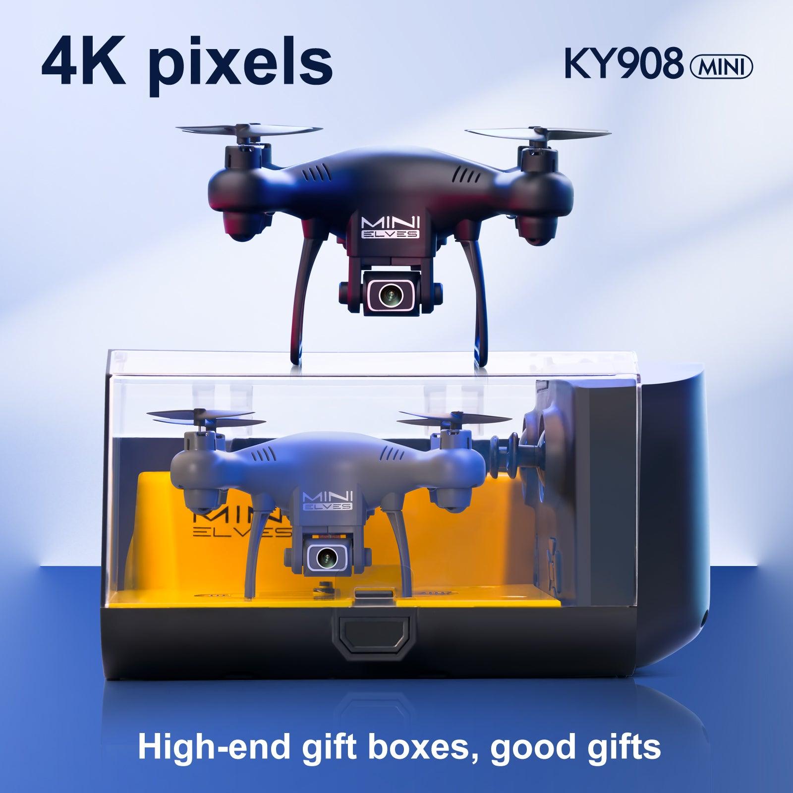 KY908 Mini Drone - 4K Camera WiFi FPV Altitude Hold Mode Foldable Rc Helicopter Kids Toys Gift - RCDrone