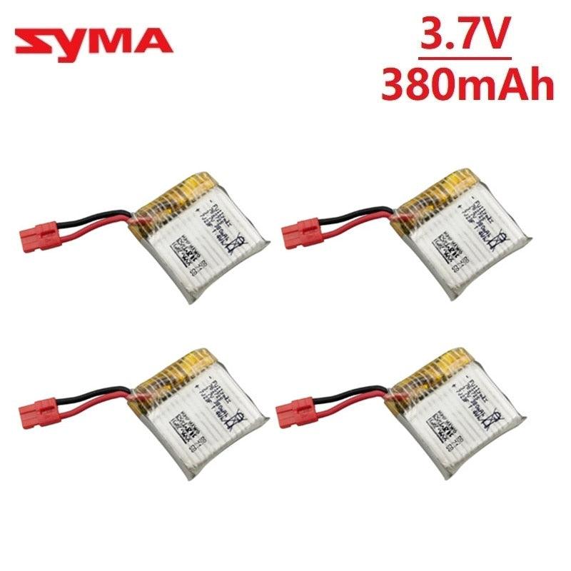 Upgrade battery for SYMA X21 X21W x26 X26A drone battery spare parts RC quadcopter accessories 3.7 V 380mAh with 5in1 Charger - RCDrone