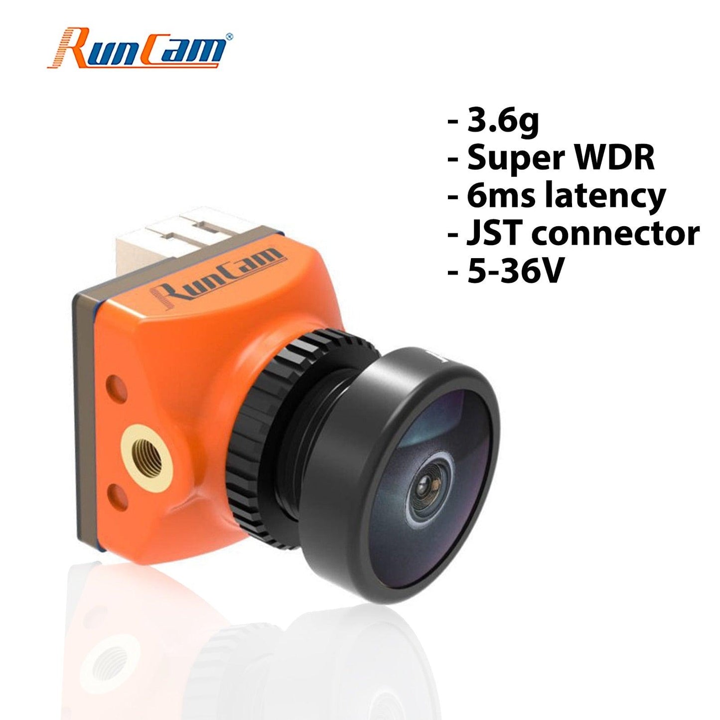RunCam Racer Nano 2 FPV Camera CMOS OSD 1000TVL Super WDR 6ms Low Latency Gesture Control for Racing Drone - RCDrone