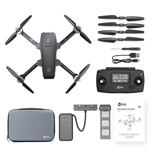  Holy Stone Drone GPS con cardán de 2 ejes con cámara EIS 4K  para adultos principiantes, HS720G FPV RC Quadcopter plegable con motor sin  escobillas, transmisión WiFi 5G, flujo óptico, sígueme