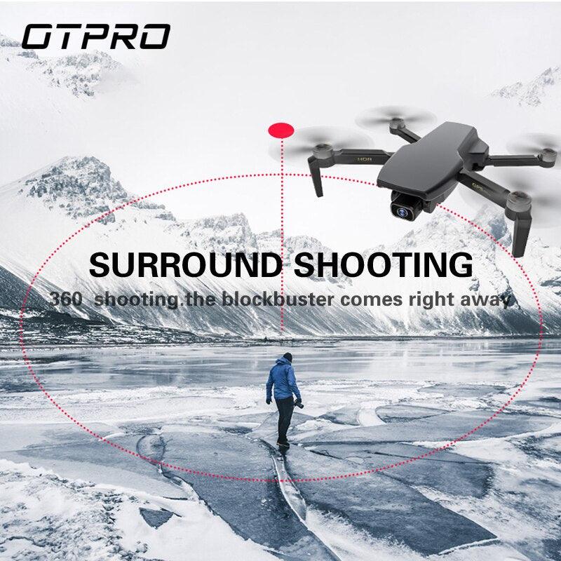 OTPRO GPS Drone - With 4K HD 5G WIFI HD Camera Brushless Motor RC Quadcopter Professional Foldable Helicopter Professional Camera Drone - RCDrone