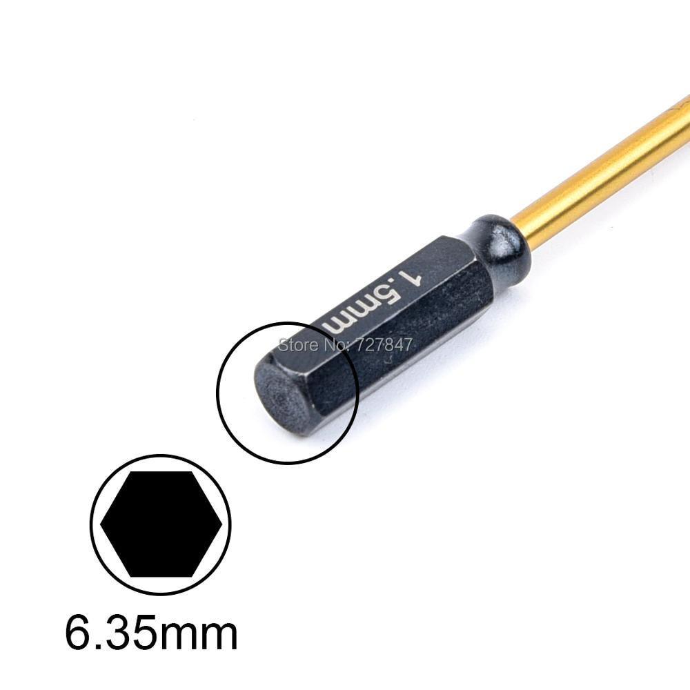 Tools for RC Drone/Helicopter/FPV - Durable Alloy Steel Metal 1.5 2.0 2.5 3.0mm Hexagonal Wrenches Hex Phillips Nut Slotted Screwdrivers - RCDrone