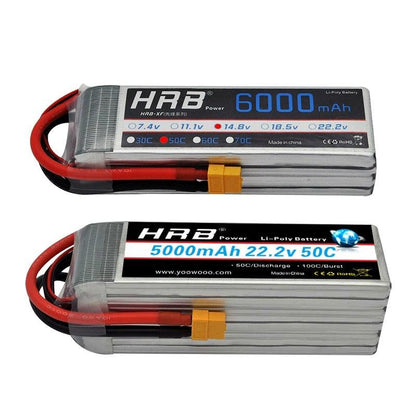 2PCS HRB Lipo Battery 3S 11.1V - 4000mah 4200mah 5000mah 6000mah 4S 14.8V 3300mah 7000mah 6S 22.2V 2S 7.4V 5200mah XT60 T RC Parts - RCDrone
