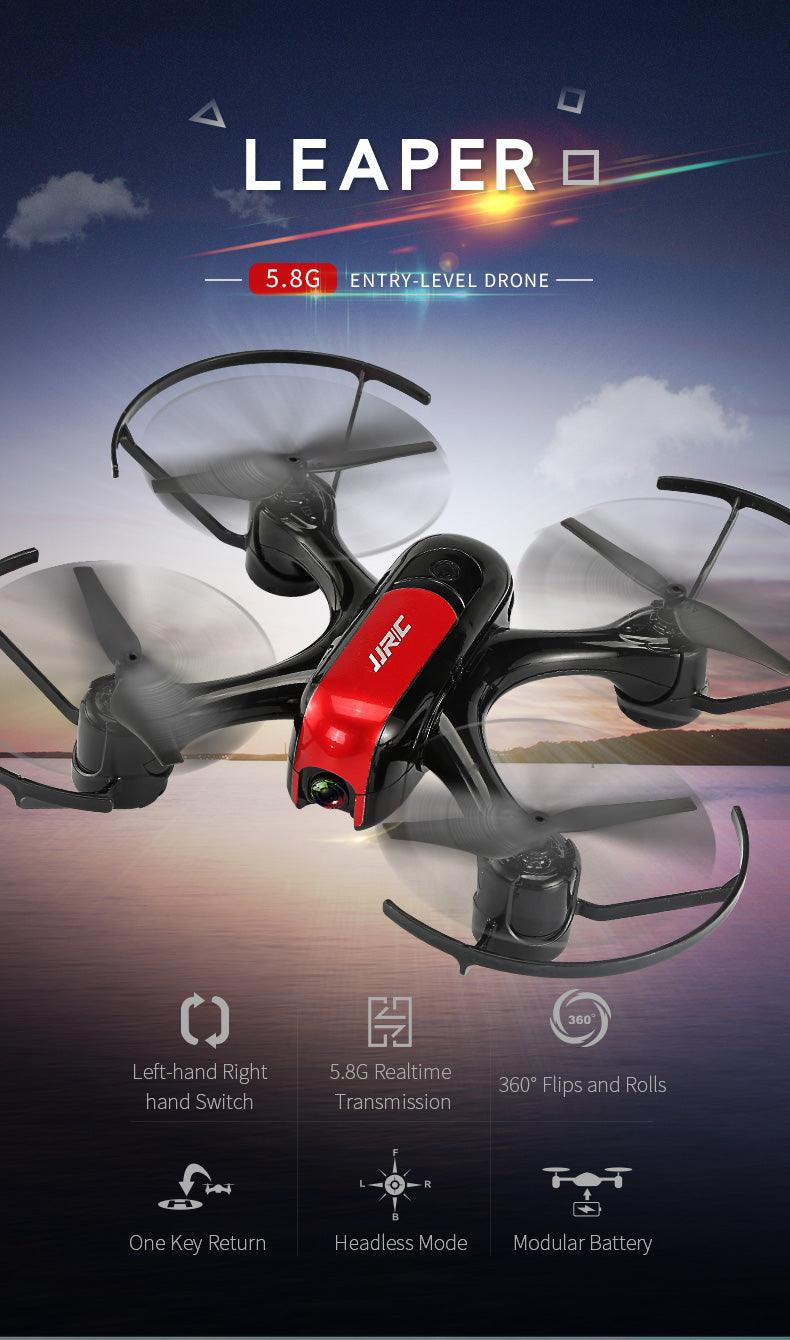 JJRC H69 Drone - 3D Flip and Rolls Headless Mode RC Drone Quadcopter 5.8G Leaping Realtime Transmission - RCDrone
