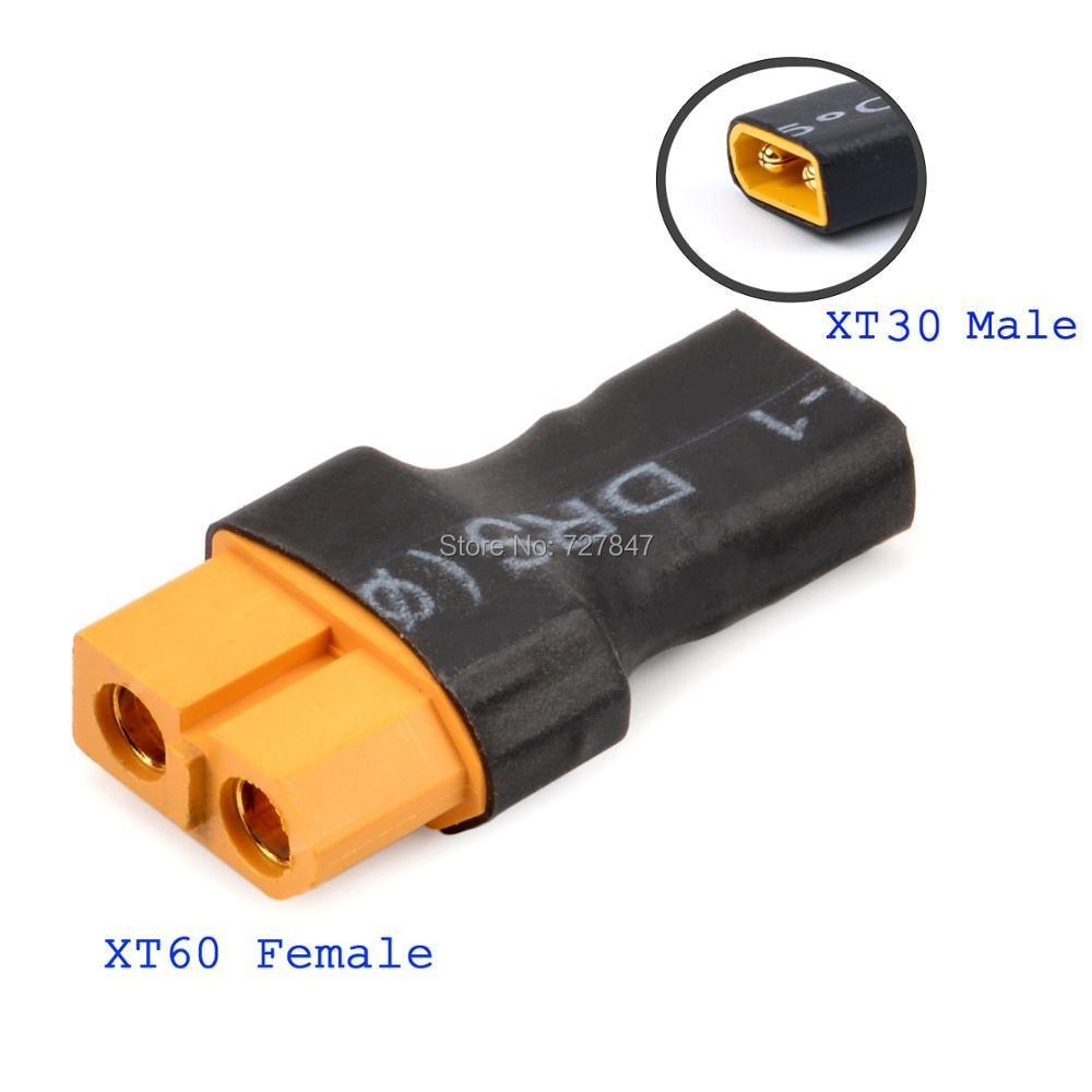 Adapter XT30 XT60 XT90 TRX T Plug Deans EC5 EC3 Female to Male HXT 4MM Connectors Plug RC Lipo Battery Control Parts DIY FPV Drone Accessories - RCDrone
