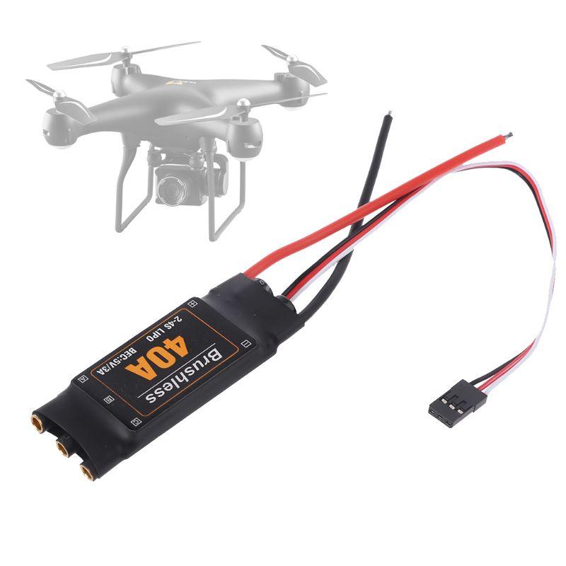 40A 2-4S Brushless Motor Speed Controller - ESC for RC FPV Drone Airplanes Helicopter RC1076 short wire FPV Drone Electronics - RCDrone