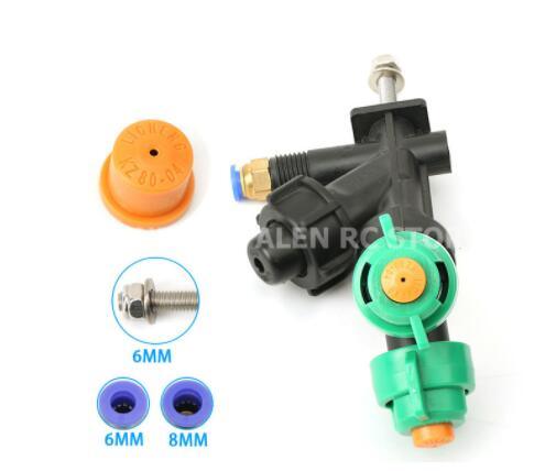 Pressure Spraying Nozzle - 6mm 8mm Agricultural plant protection drone pressure spraying nozzle fast plug single pass bilateral nozzle Agriculture Spraying Drone Accessories - RCDrone