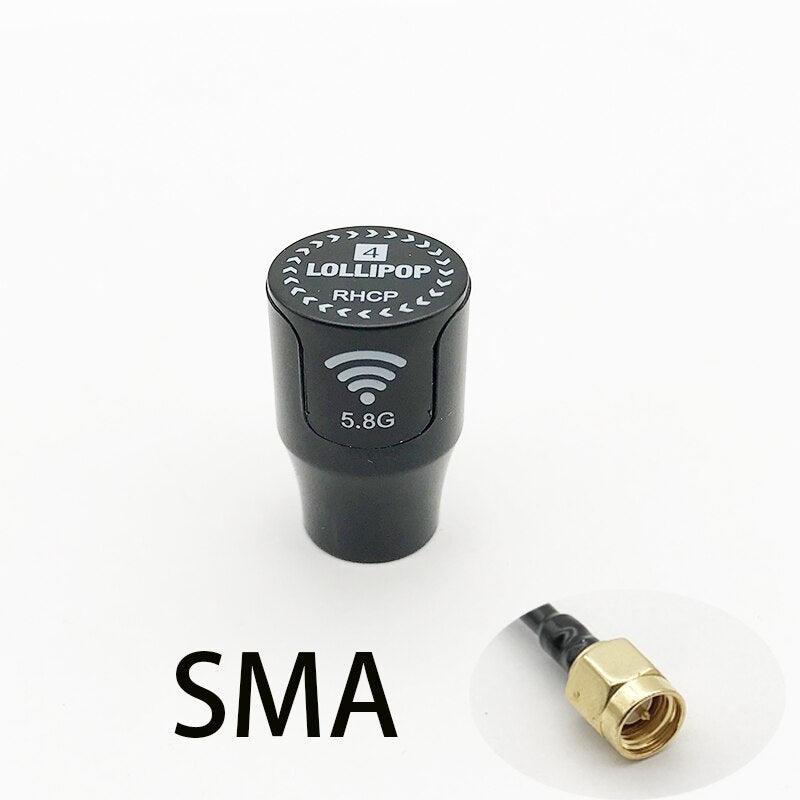 Lollipop 4 Smaller and lighter 5.8G 2.5dBi Gain RHCP Antenna SMA RP-SMA MMCX UFL Connector For RC FPV Racing Drone Model - RCDrone