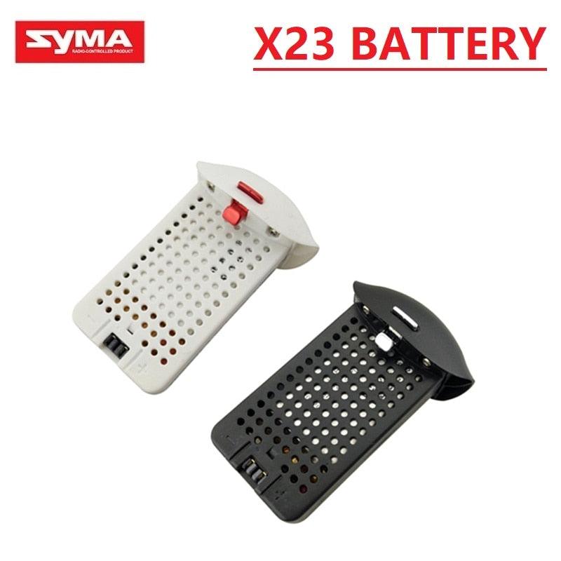 Rechargeable Battery for SYMA X23/X23W Accessories for SYMA X23/X23W RC Aircraft Spare Parts 3.7V 500mah Battery Black White - RCDrone