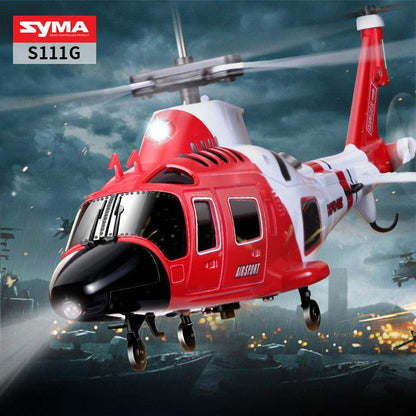 SYMA S109G Rc Helicopter - Beast alloy gunship anti-fall remote control helicopter children remote control toy - RCDrone