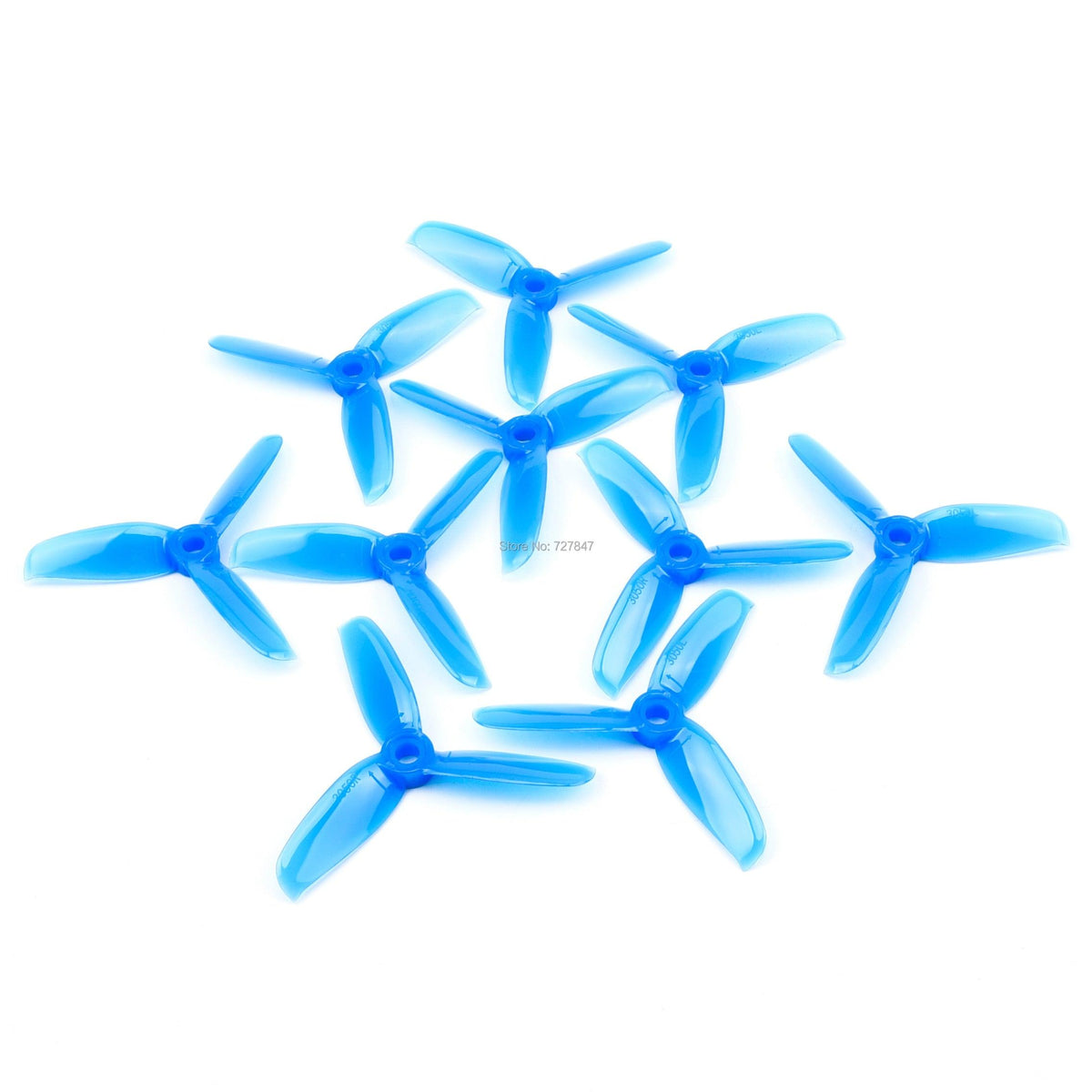Zerone Hélice à 4 pales 10 pièces 60mm 4 lames hélice en plastique Zerone Hélice à 4 pales 10 pièces 60mm 4 lames hélice en plastique