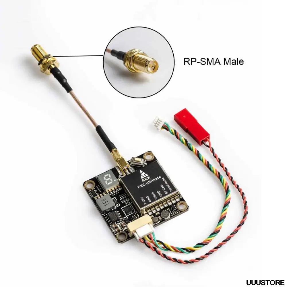 AKK FX2 Ultimate Transmitter - 5.8GHz 40CH 25mW/200mW/600mW/1000mW Switchable FPV Transmitter for RC FPV Racing Drone RC Quadcopter - RCDrone