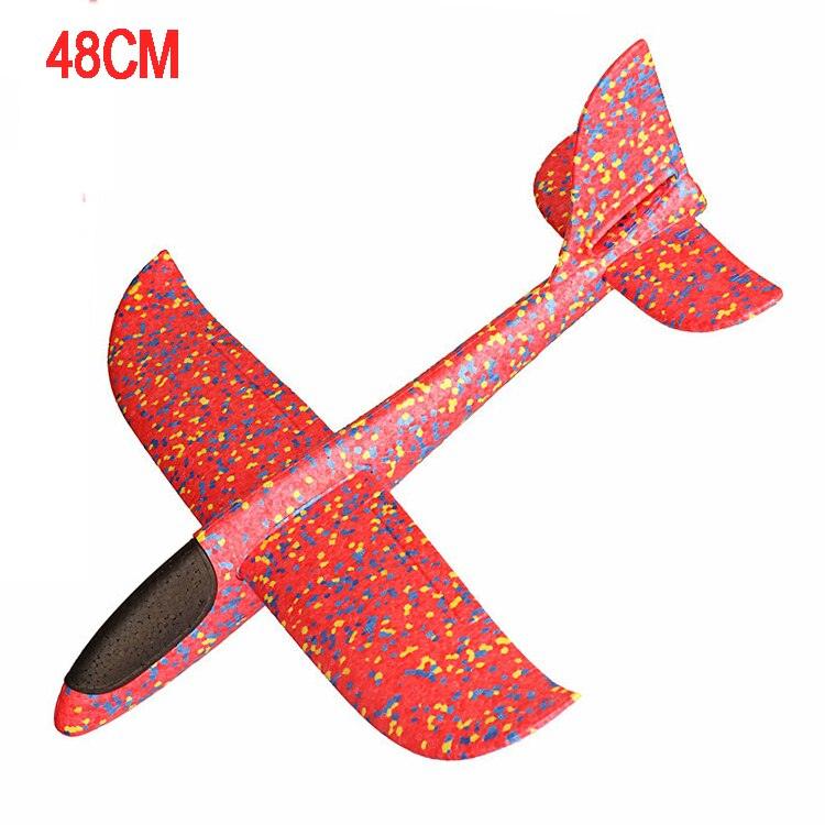 DIY Planes 37/48 CM Hand Throw Airplane EPP Foam Launch Fly Glider Model Aircraft Outdoor Fun Toys for Children Party Game Gifts - RCDrone