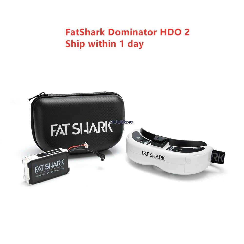 FatShark Dominator HDO 2 FPV Goggles - 1280x960 OLED Display 46 Degree Field Video Headset for RC FPV Drone - RCDrone