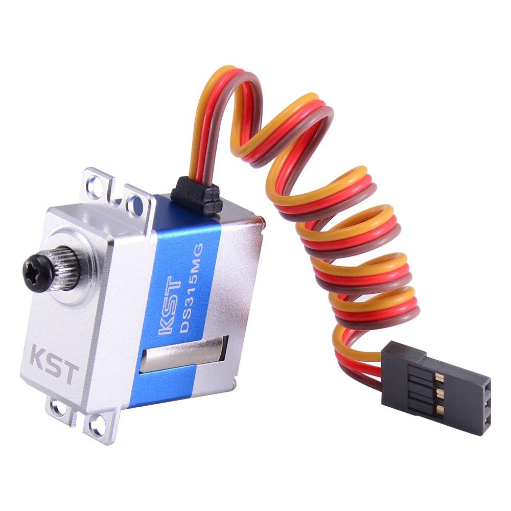 KST DS315MG 8.4V 4kg Metal Gear Mini Digital Servo Motor for Drone UAV Helicopter Airplane RC Models - RCDrone