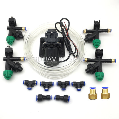 DIY Agricultural drone spray system - accs nozzle,Water pump,Buck module,Pump governor, Adapter, Water pipes for 6L 10L 16L 25KG Agriculture Drone Accessories - RCDrone