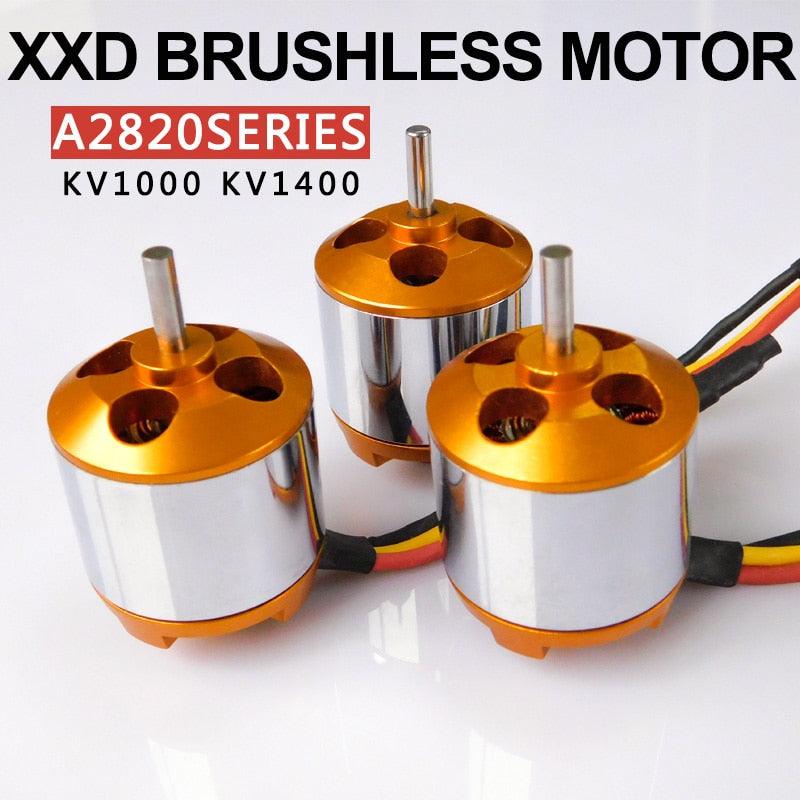 New XXD A2820 1000KV 1400KV Outrunner Brushless Motor For RC Airplane Aircraft Plane Quadrocopter Multi-copter - RCDrone