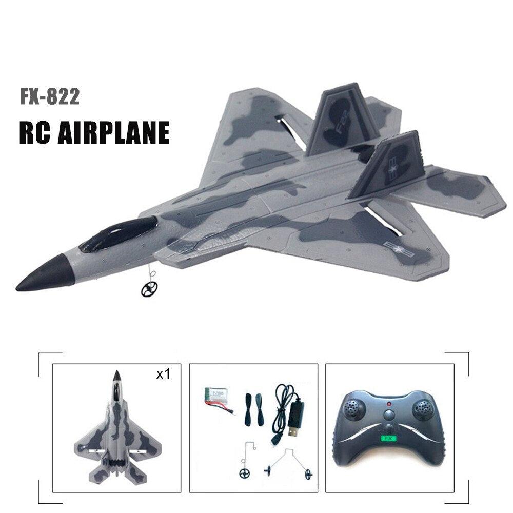 FX-816 P38 RC Airplane - 2.4GHz 4CH RC Aircraft Fixed Wing Outdoor Flight Drone For Kid Toys Birthday gift - RCDrone