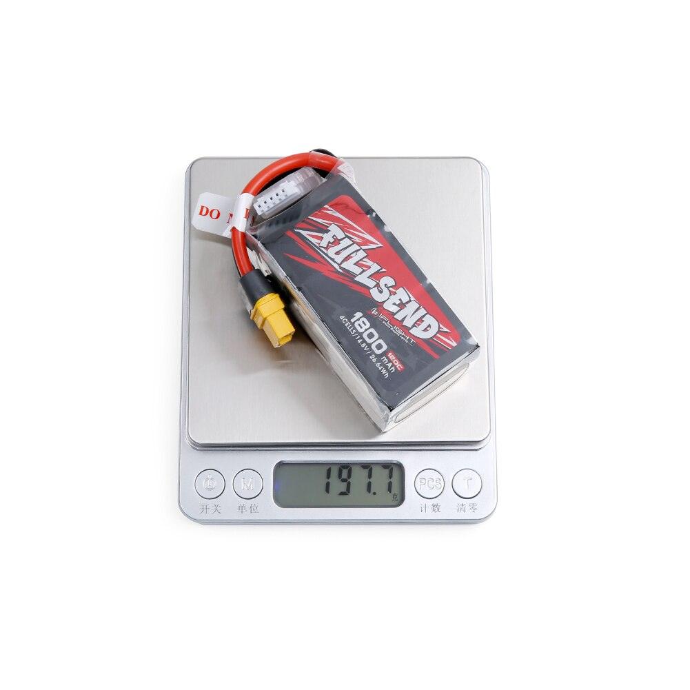 iFlight FULLSEND 4S 1800mAh Battery - 120C 14.8V Lipo Battery with XT60 Connector for FPV Drone Battery - RCDrone