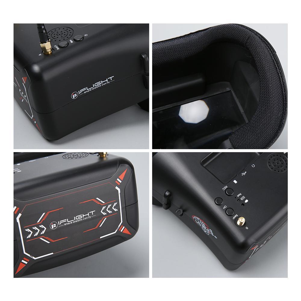 iFlight 4.3inch FPV Goggles 40CH 5.8GHz with DVR Function Built-in 3.7V/2000mAh battery for FPV part - RCDrone